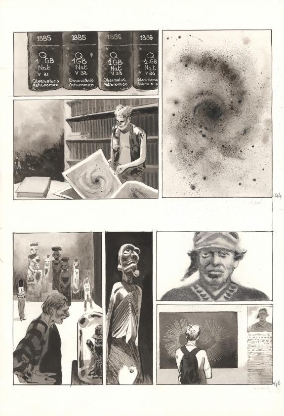 Emmanuel Lepage - Au pied des &eacute;toiles, Planche originale