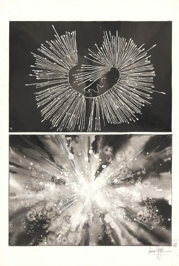 Emmanuel Lepage - Au pied des &eacute;toiles, Planche originale
