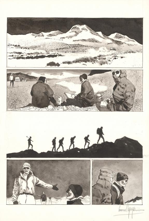 Emmanuel Lepage - Au pied des &eacute;toiles, Planche originale
