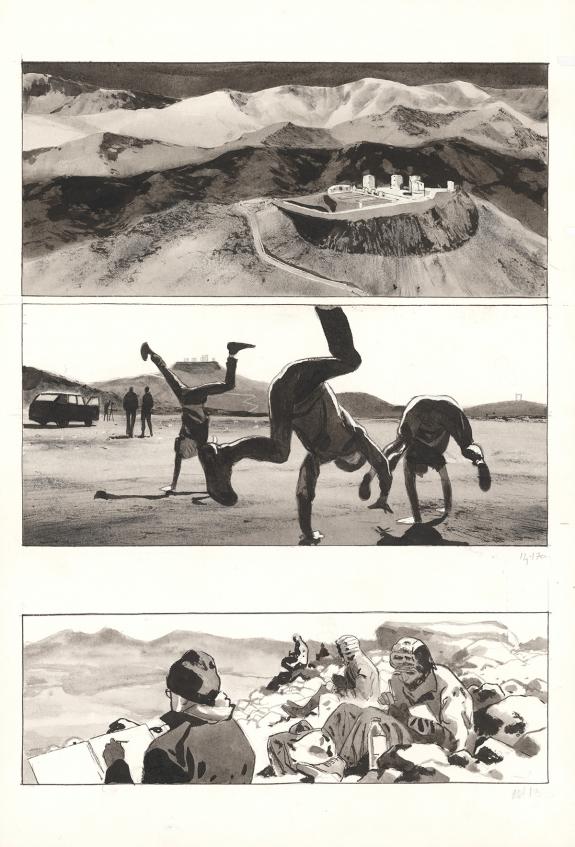 Emmanuel Lepage - Au pied des &eacute;toiles, Planche originale