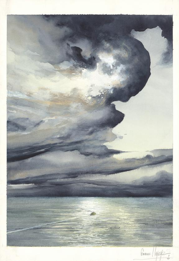 Emmanuel Lepage - Danser avec le vent, Planche originale n&deg;2