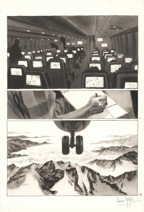 Emmanuel Lepage - Au pied des &eacute;toiles, Planche originale