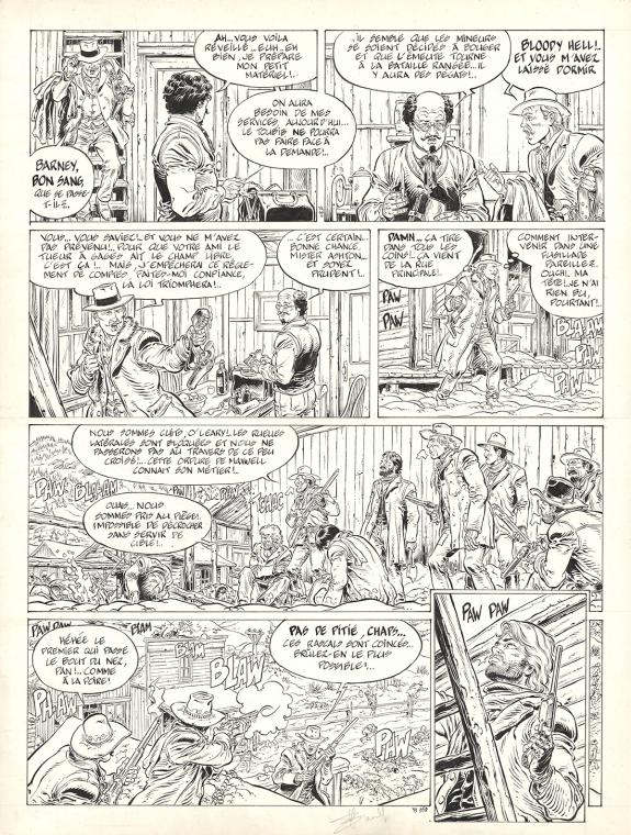 Yves Swolfs - Durango, L'H&eacute;riti&egrave;re, Planche originale n&deg;35