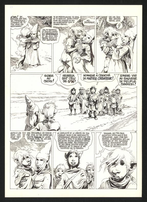 Grzegorz Rosinski - Le Grand pouvoir du Chninkel, Planche or