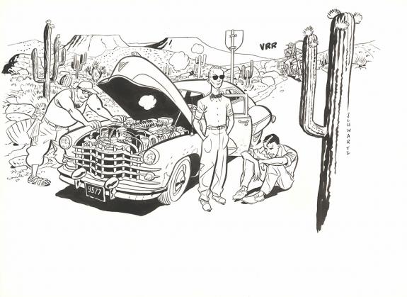 Olivier Schwartz - Gringos Locos, Tome 1, illustration origi