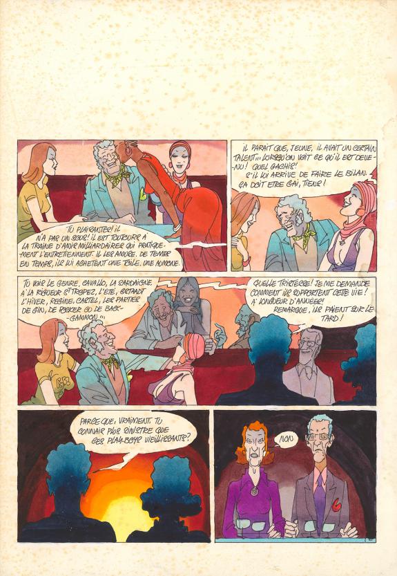 G&eacute;rard Lauzier - Tranches de vie, Planche originale n&deg;2