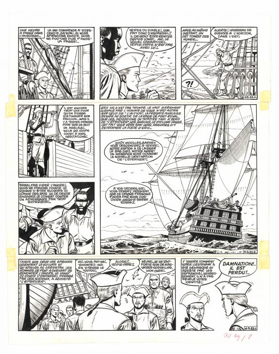 Victor Hubinon - Barbe-Rouge, Barbe-Rouge &agrave; la rescousse, Pl