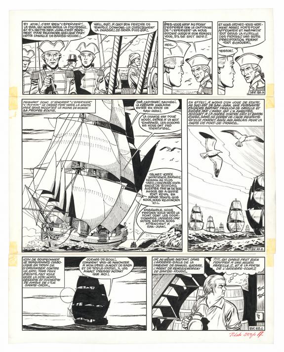 Victor Hubinon - Barbe-Rouge, Barbe-Rouge &agrave; la rescousse, Pl