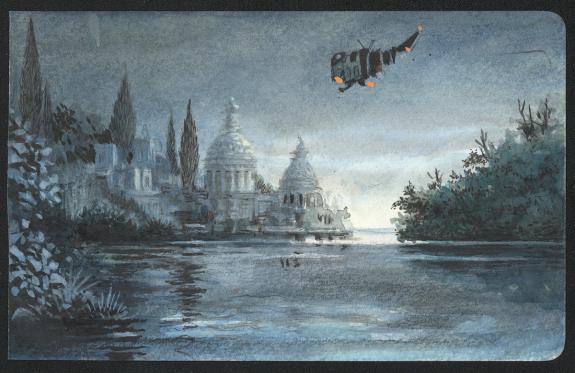 Serge Pell&eacute; - Orbital, Illustration originale