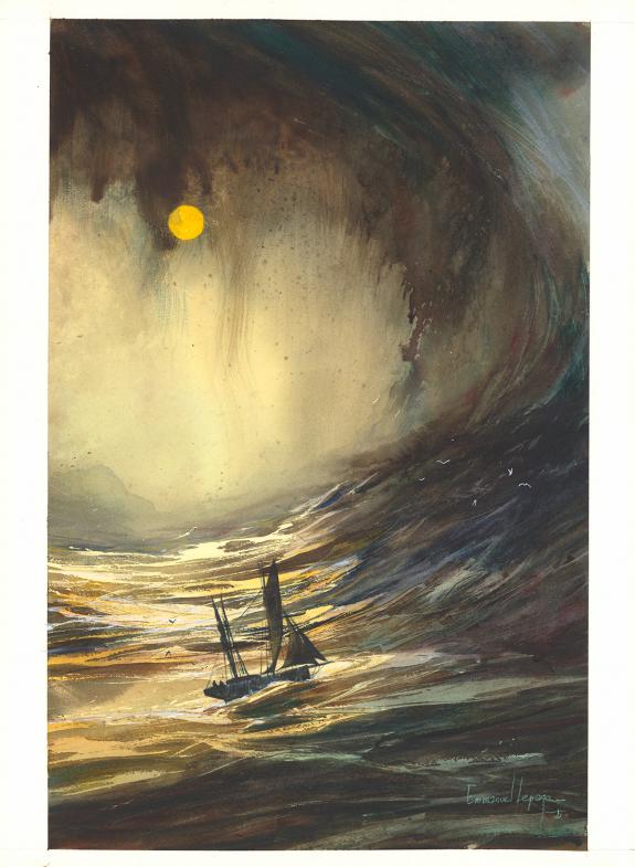 Emmanuel Lepage - Enfin l'aube, Illustration originale 