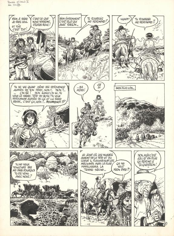 Franz - Poup&eacute;e d'ivoire, La Griffe de bronze, Planche origin