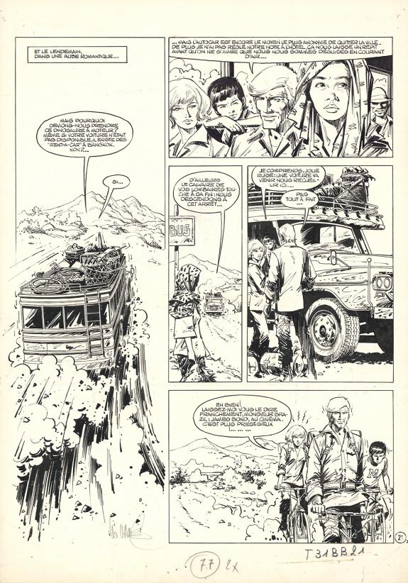 William Vance - Bruno Brazil, Des Ca&iuml;mans dans la rizi&egrave;re, P