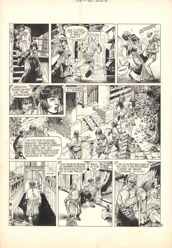 Franz - Poup&eacute;e d'ivoire, Planche originale n&deg;35