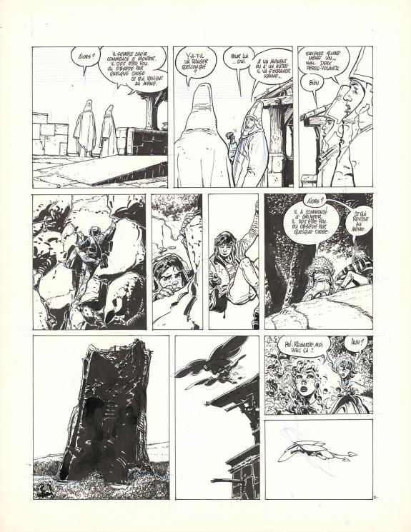 Franz - Brougue, "Grimpeur", Planche originale n&deg;2