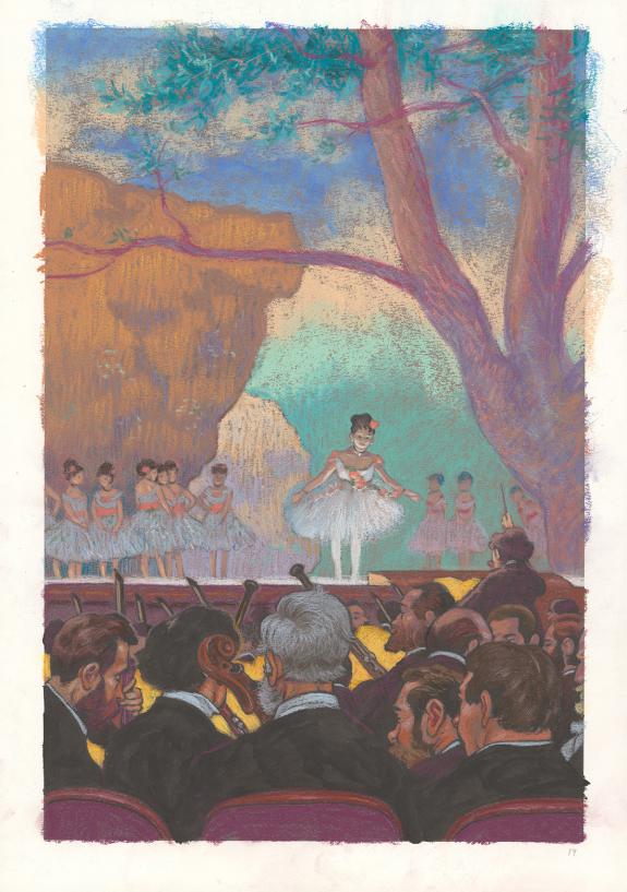 Efa - Degas, La Danse de la Solitude, Planche originale n&deg;19