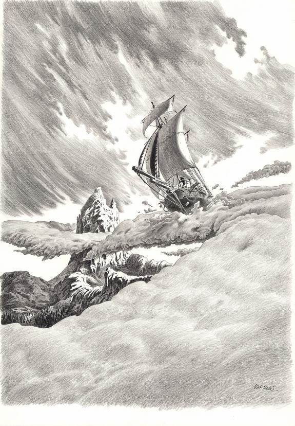 Riff Reb's - illustration originale utilis&eacute;e pour l'affiche 