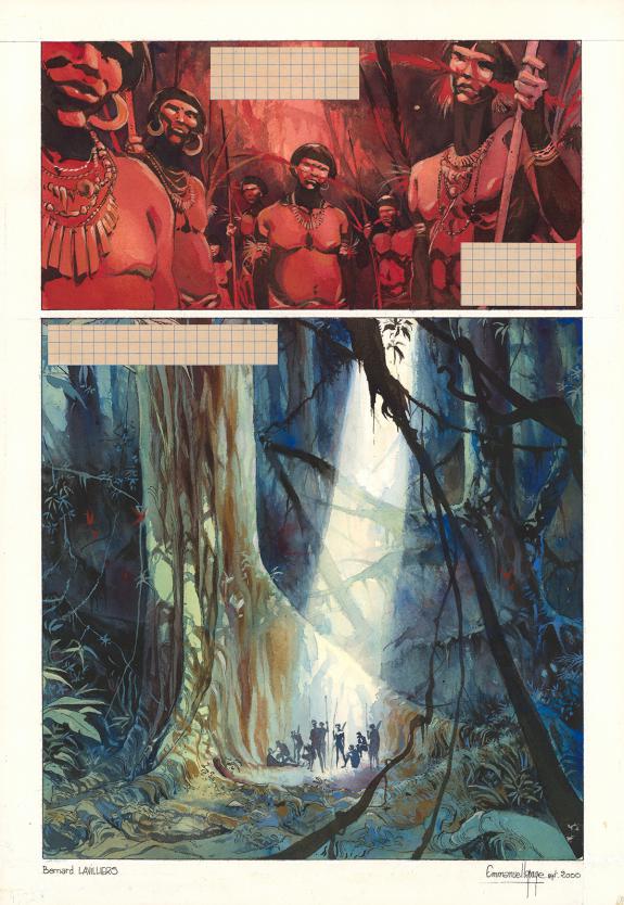 Emmanuel Lepage - Collectif Lavilliers, Planche originale n&deg;