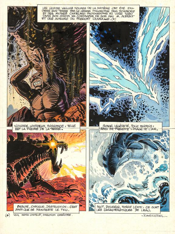 Jean-Claude M&eacute;zi&egrave;res - Val&eacute;rian, Planche originale, introduc