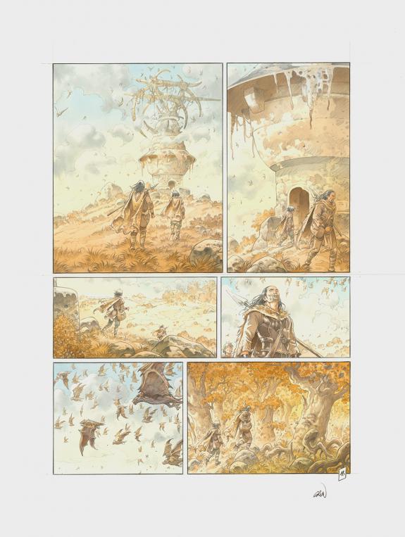 Grun - Les Hautes Herbes, Planche originale n&deg;18