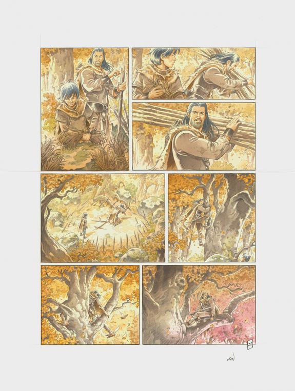 Grun - Les Hautes Herbes, Planche originale n&deg;22