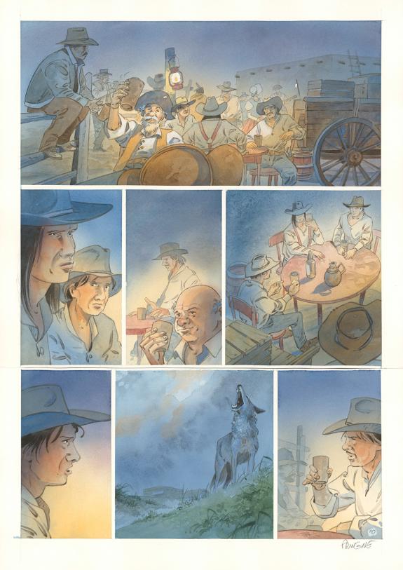 Patrick Prugne - Cheyenne, Planche originale n&deg;10