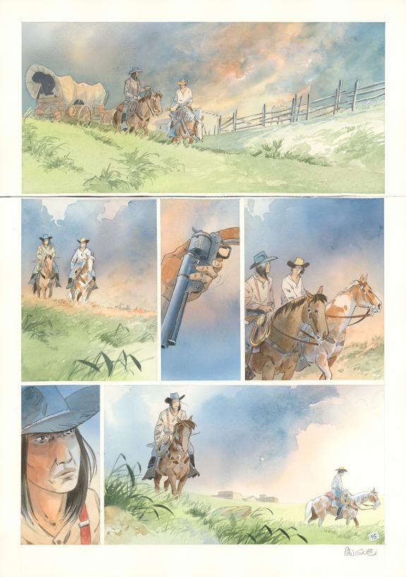 Patrick Prugne - Cheyenne, Planche originale n&deg;15