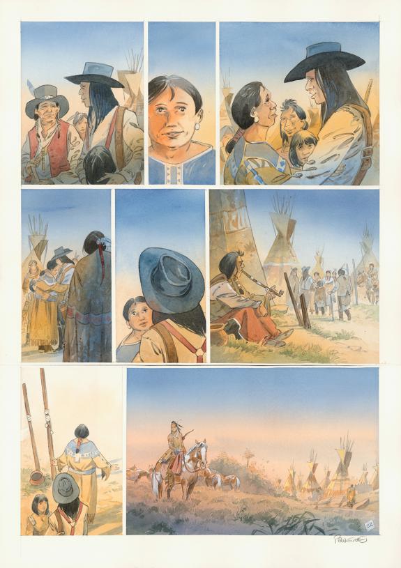 Patrick Prugne - Cheyenne, Planche originale n&deg;22
