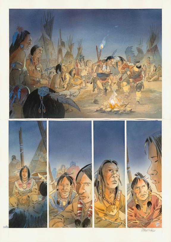 Patrick Prugne - Cheyenne, Planche originale n&deg;23