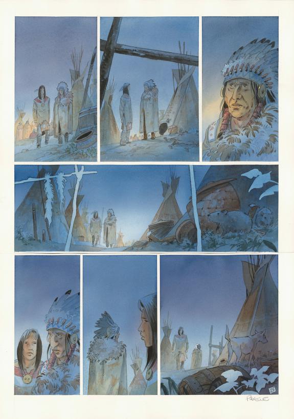 Patrick Prugne - Cheyenne, Planche originale n&deg;25