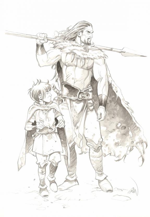 Grun - Les Hautes Herbes, Illustration originale