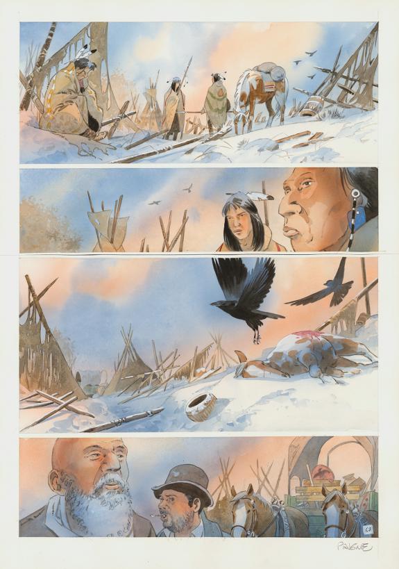 Patrick Prugne - Cheyenne, Planche originale n&deg;67