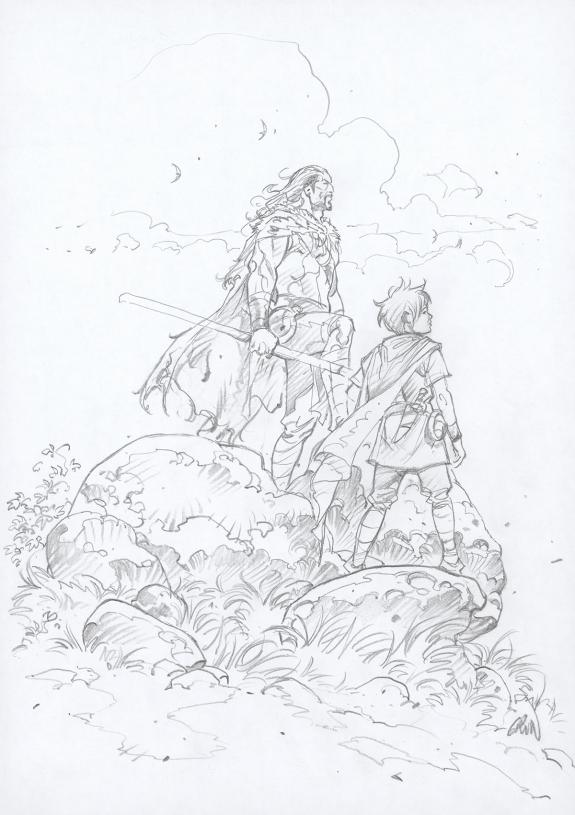 Grun - Les Hautes Herbes, Illustration originale