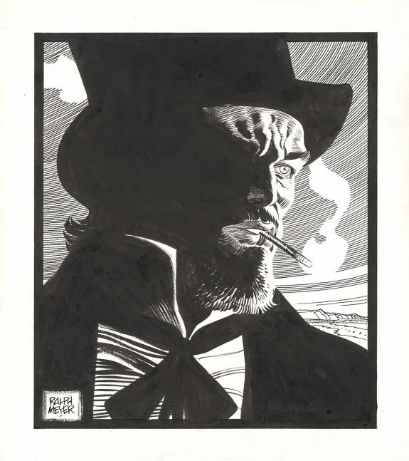 Ralph Meyer - Undertaker, Illustration originale in&eacute;dite