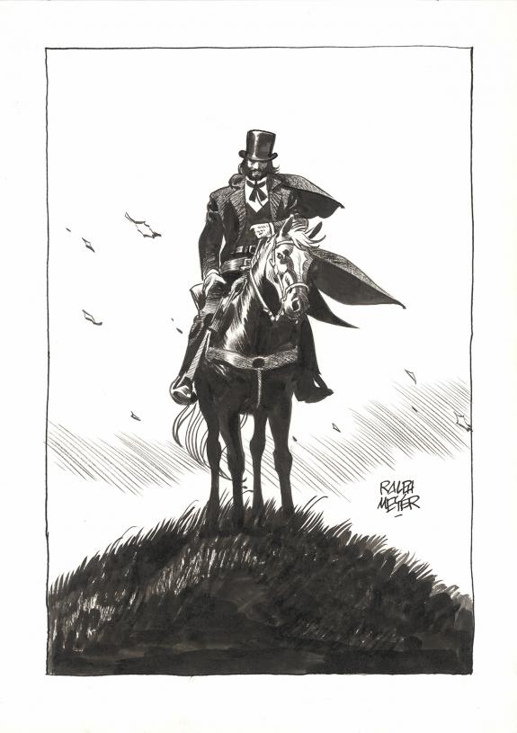 Ralph Meyer - Undertaker, Illustration originale in&eacute;dite