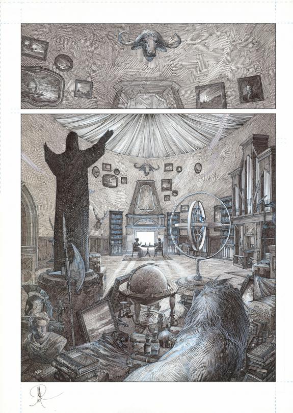 Alberto Varanda - La Mort vivante, Planche originale n&deg;24