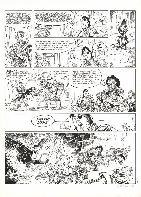 Crisse - Kookaburra, Secteur WBH3, Planche originale n&deg;8, le