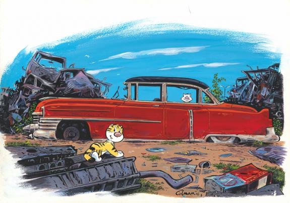 Stephan Colman - Billy the Cat, Illustration originale
