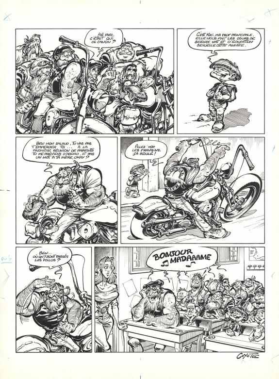 Coyote - Litteul K&eacute;vin, Litteul K&eacute;vin, Planche originale n&deg;0