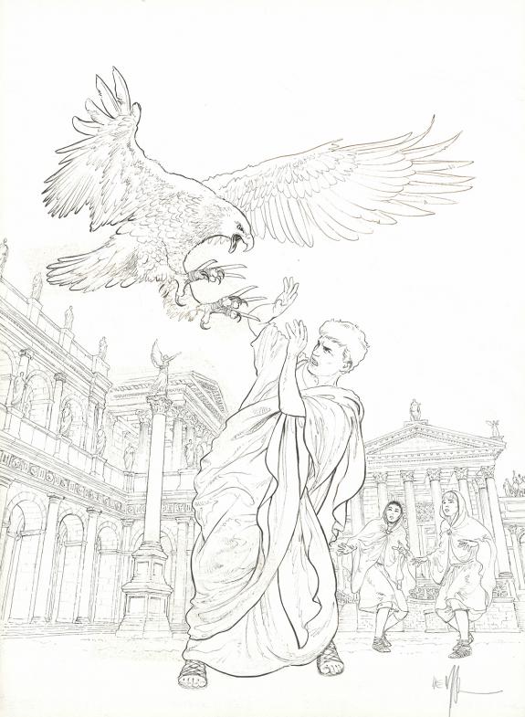 Thierry D&eacute;marez - Alix Senator, Les Aigles de sang, Couvertu
