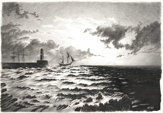 Riff Reb's - Kernok le pirate, Illustration originale, dessi