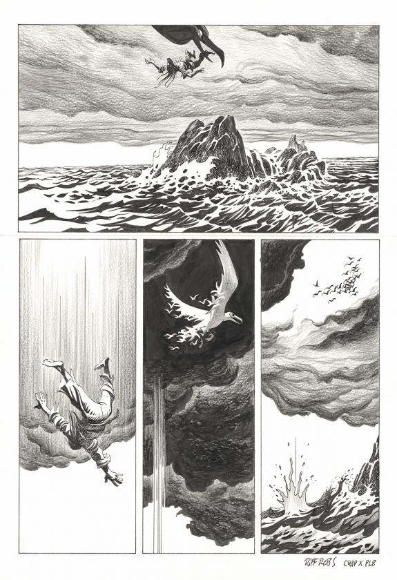 Riff Reb's - Kernok le pirate, Chapitre X, planche originale