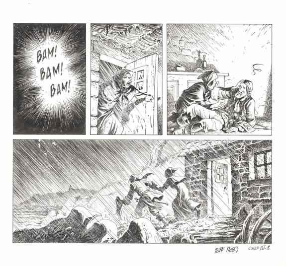 Riff Reb's - Kernok le pirate, Chapitre III, demi-planche or