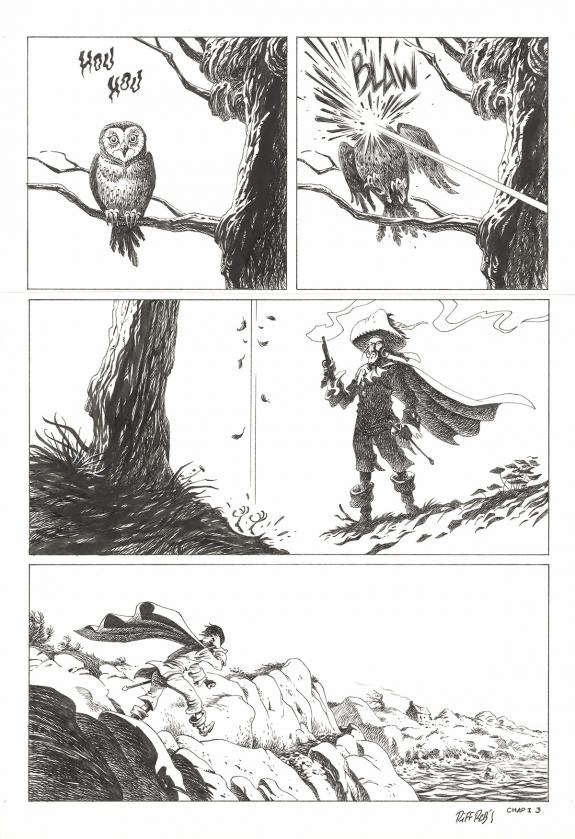 Riff Reb's - Kernok le pirate, Chapitre I, planche originale