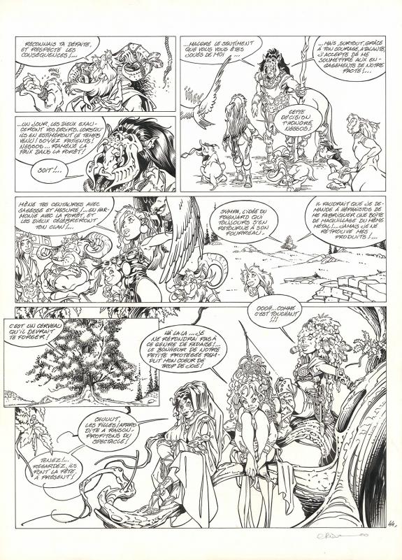 Crisse - Atalante, Le Pacte, Planche originale n&deg;44