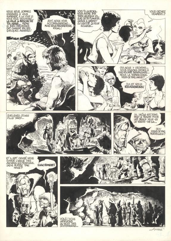 Kas - Hans, Le Visage du monstre, Planche originale n&deg; 07