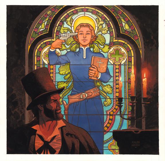 Ralph Meyer - Undertaker, Le Monde selon Oz, Illustration or