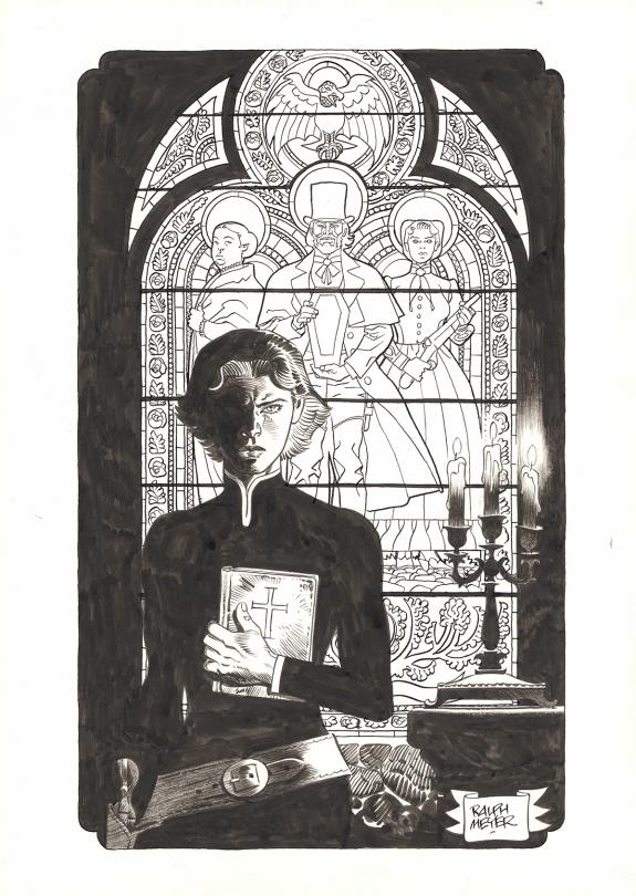 Ralph Meyer - Undertaker, Le Monde selon Oz, Couverture orig