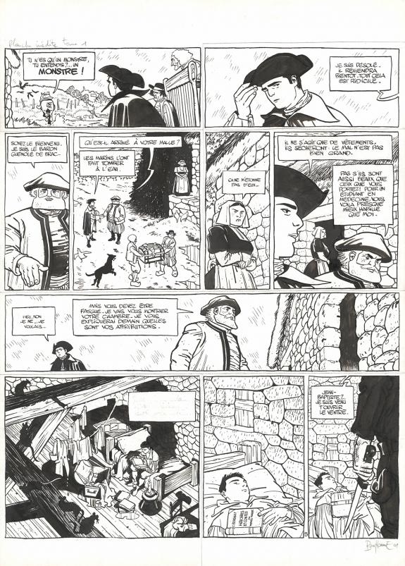 Matthieu Bonhomme - Le Marquis d'Anaon, L'&Icirc;le de Brac , Plan