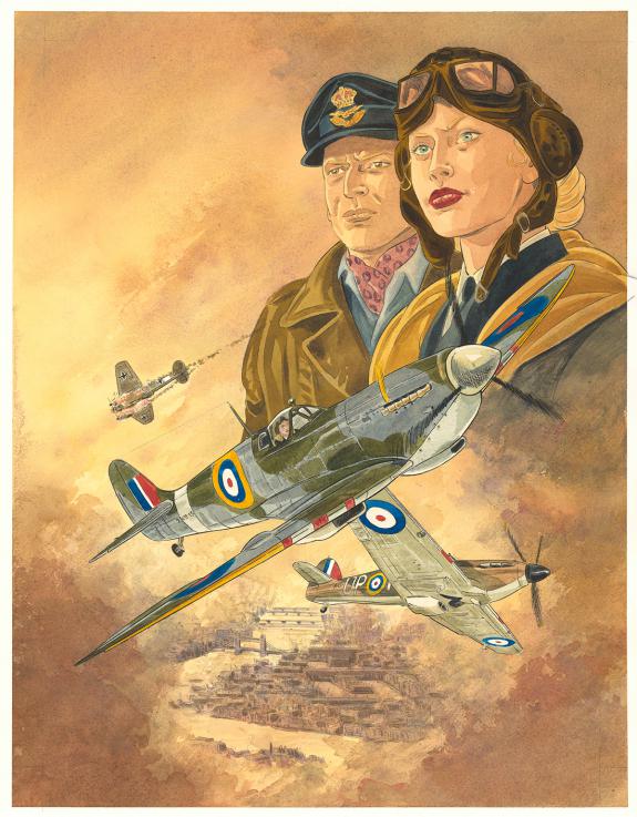 Warnauts et Raives - Ciel d'orages, Illustration originale