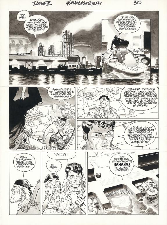 Ralph Meyer - IAN, Blitzkrieg, Planche originale n&deg;30